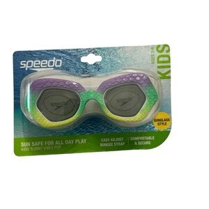 Speedo Sunny Vibes Pop Goggle Features Sunglass Style Anti-Fog Kids Ages 3-6 NWT